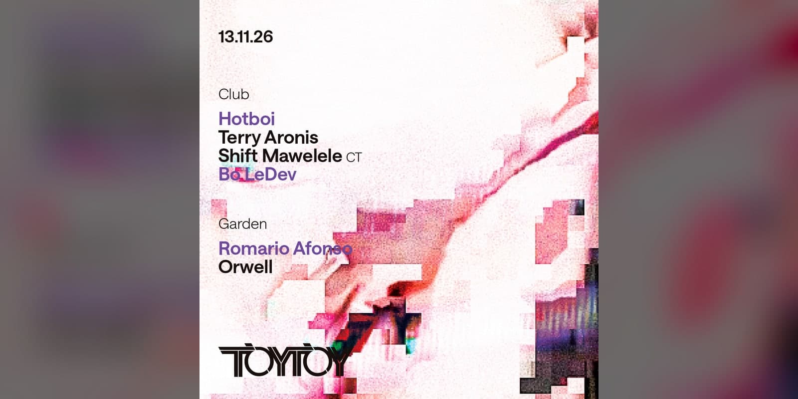 TOYTOY 13th November 2026